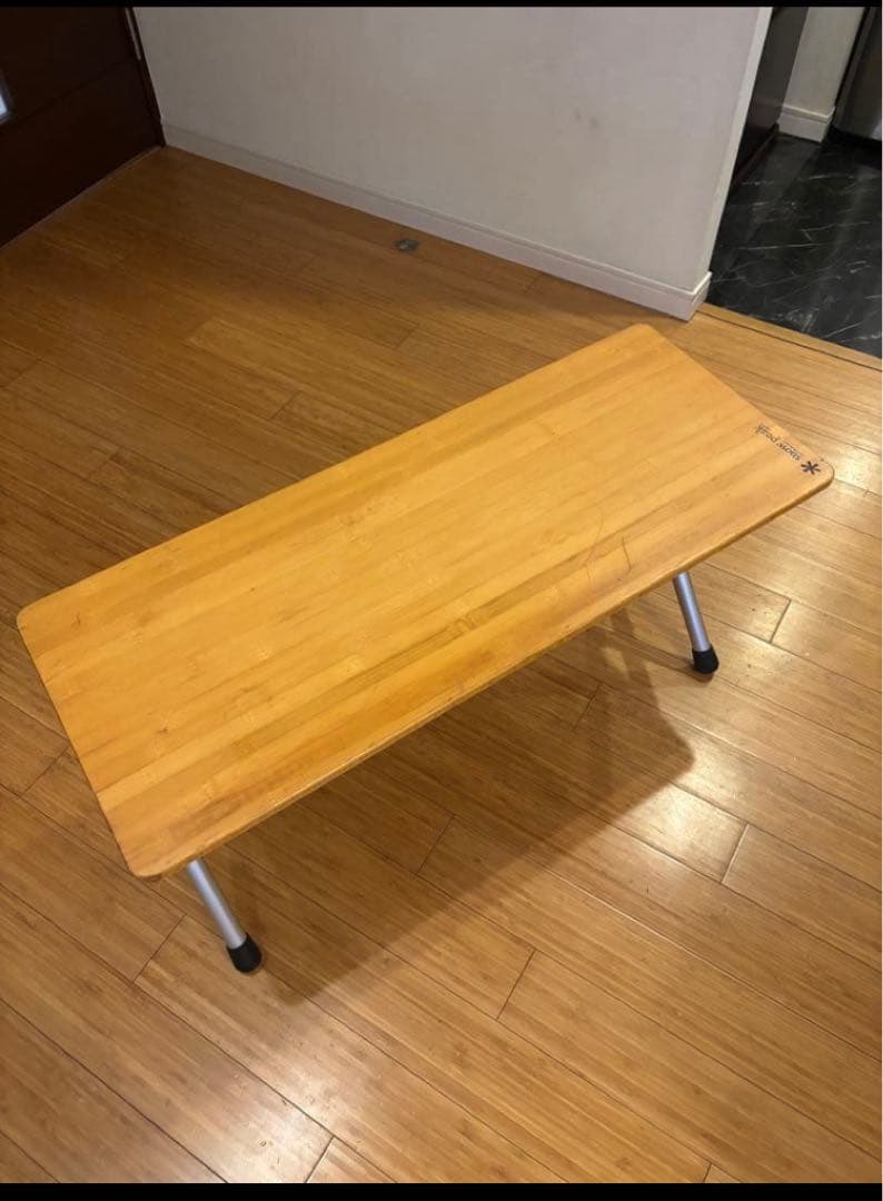 【希少・廃盤】スノーピーク フォールディングシェルフ竹 ショート LV-065T