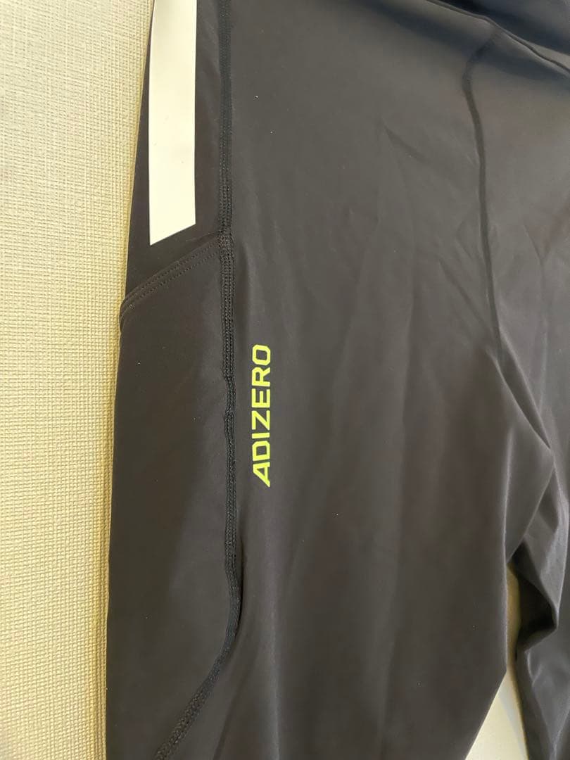 adidas アディゼロ　ランニング　ロングレギンス　M