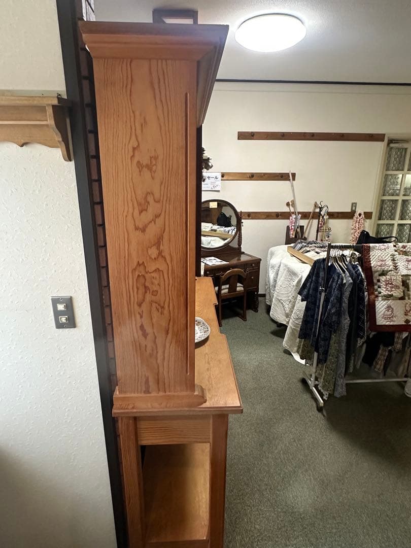 ハンドメイド　大型　カップボード