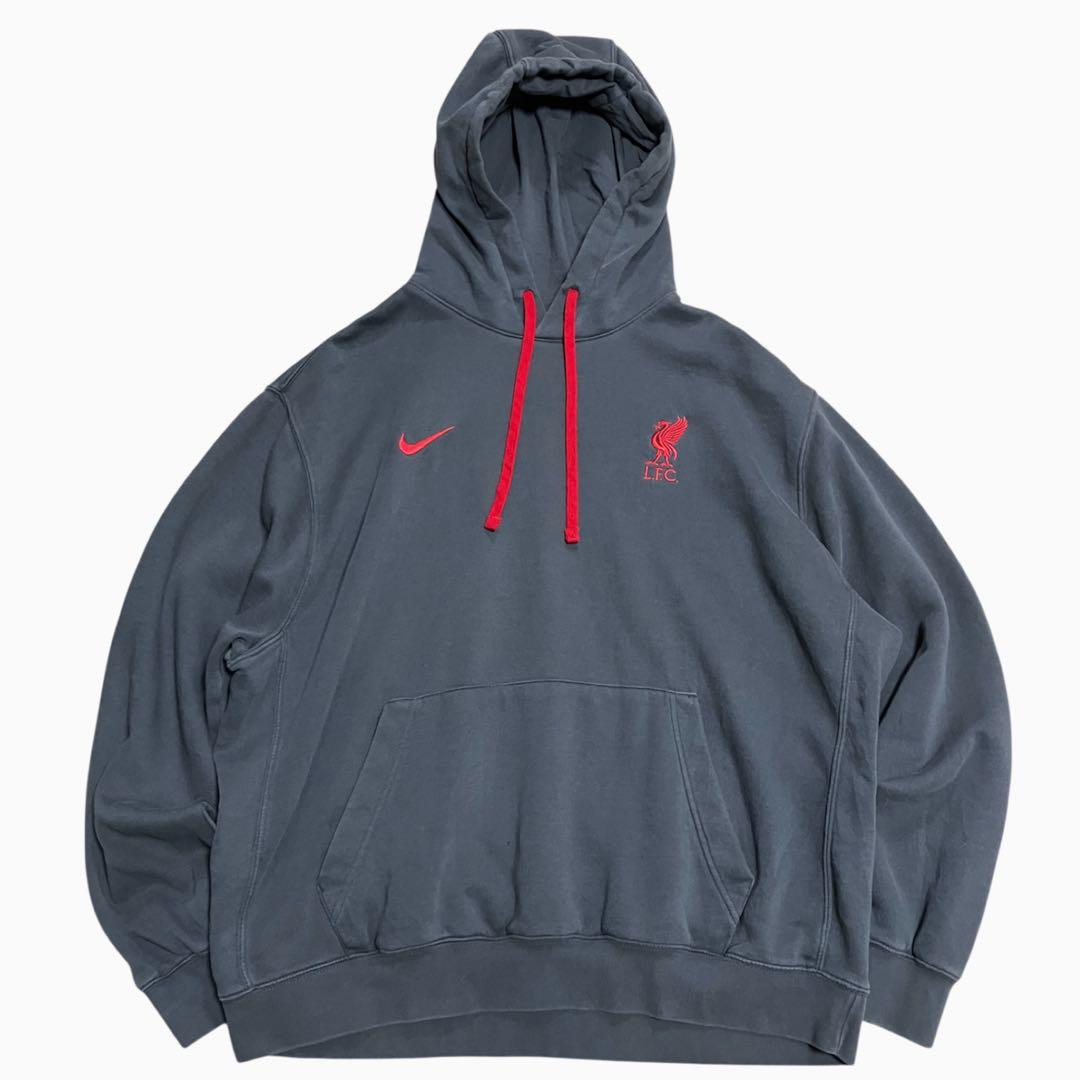 24-25 リバプールFC NIKE製 スウェット パーカー フーディー XL