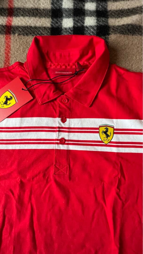 ☆新品☆ ポロシャツ　赤　メンズXL