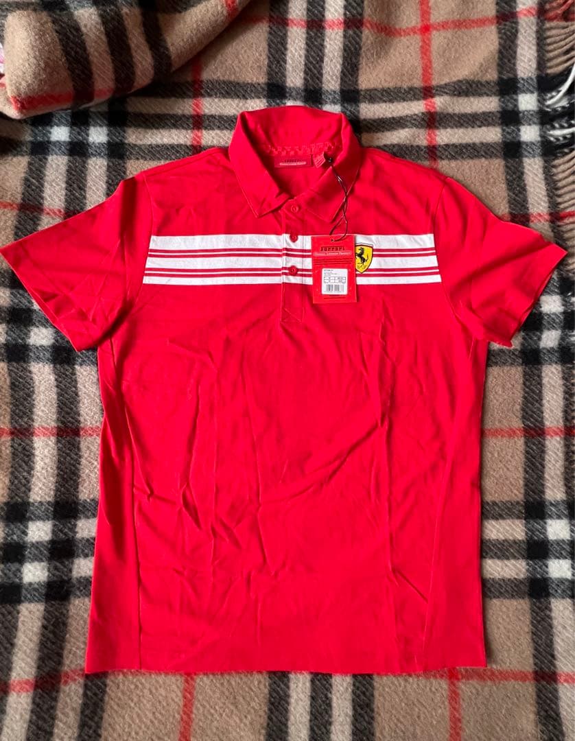 ☆新品☆ ポロシャツ　赤　メンズXL
