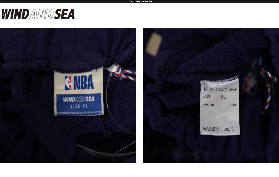 i*n様 WIND AND SEA NBA Sweat Shorts Pants