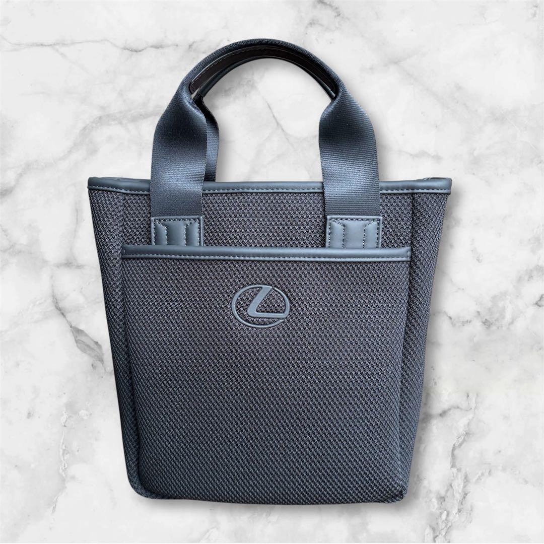 【美品】LEXUS 高級ラウンドバッグ　イタリアンファブリック　保冷仕様