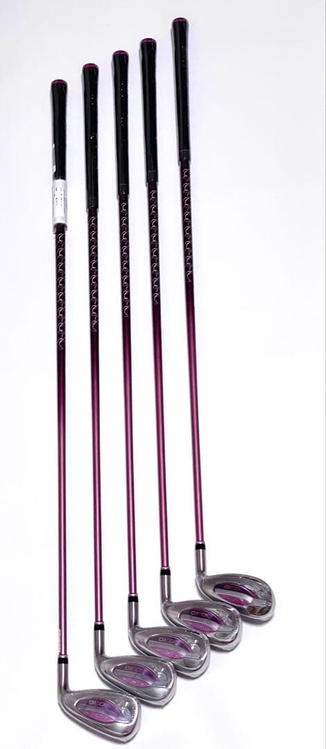 ゼクシオ13 アイアンセット レディース L ボルドー ピンク 赤 新品