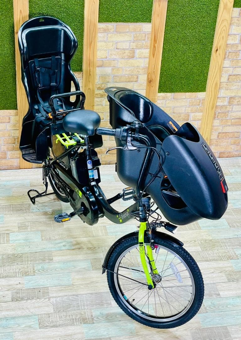 超大容量 ブラック系 2018 ヤマハ 子供乗せ電動アシスト自転車 H3744