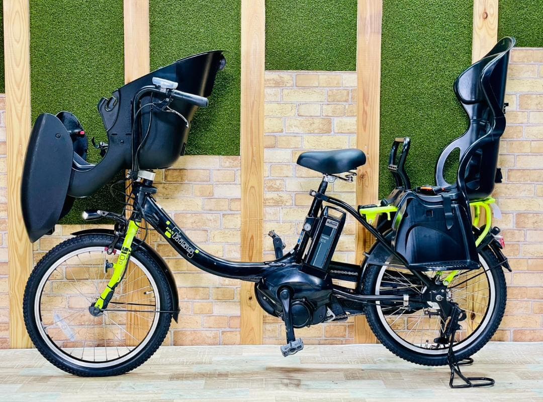 超大容量 ブラック系 2018 ヤマハ 子供乗せ電動アシスト自転車 H3744