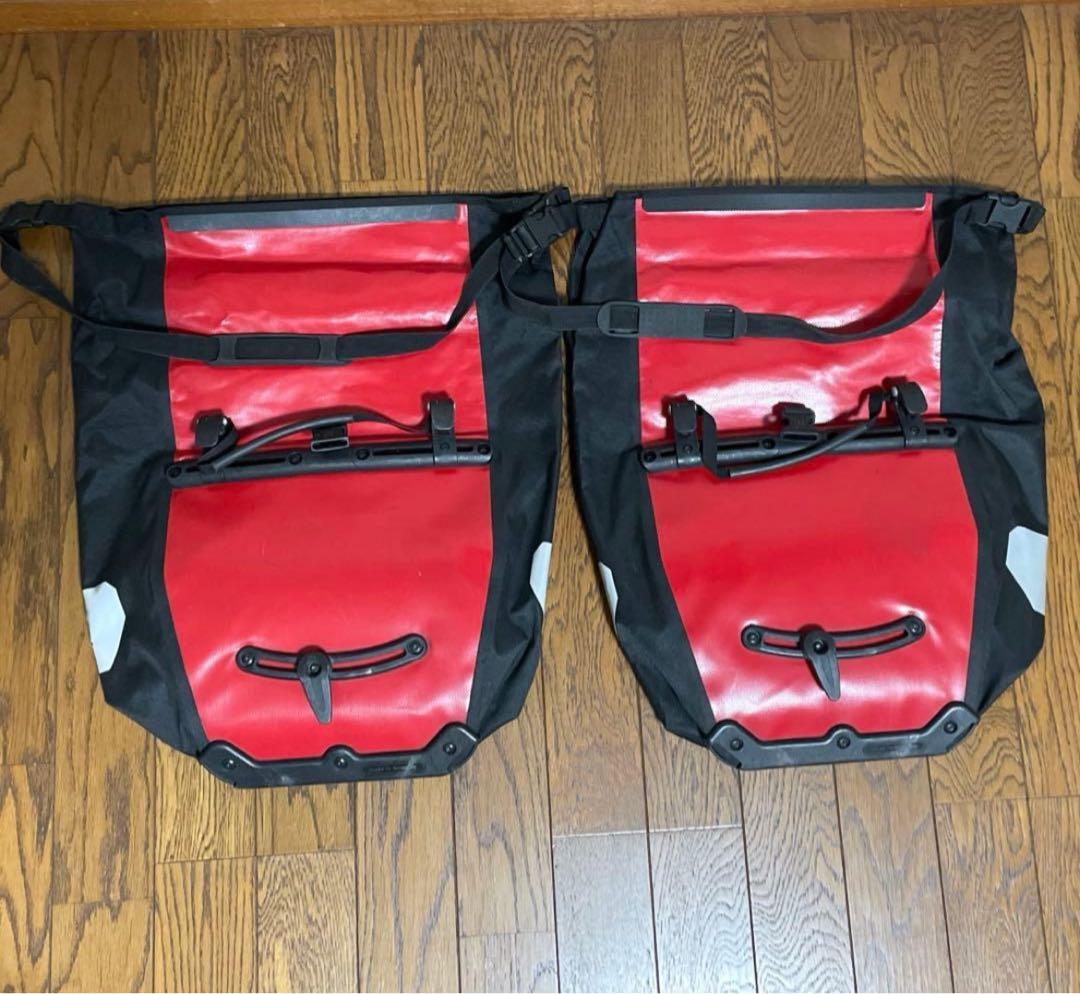 ORTLIEB オルトリーブ バックローラー クラシックQL21 ペア レッド