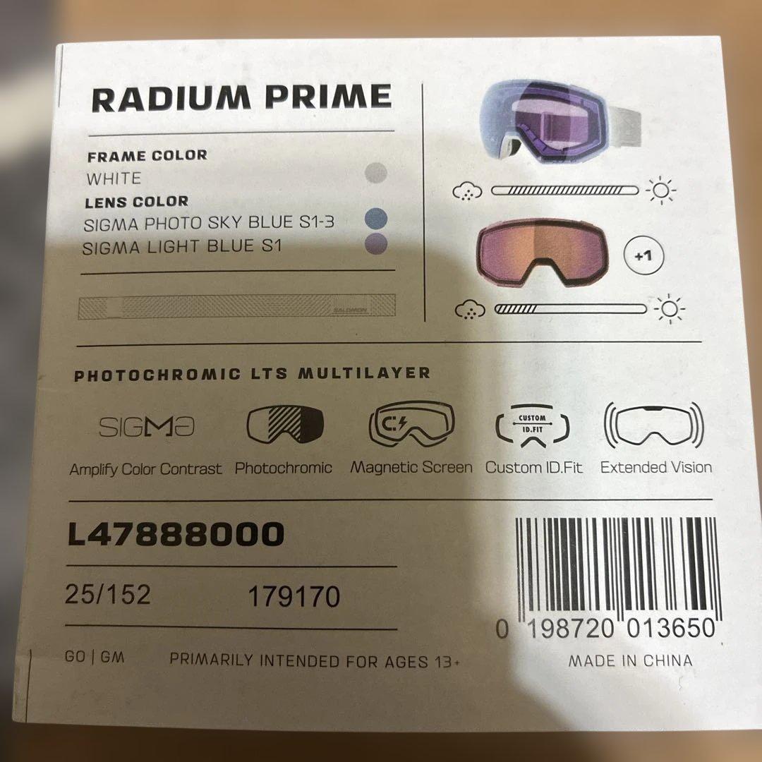 SALOMON RADIUM PRIME 格安出品