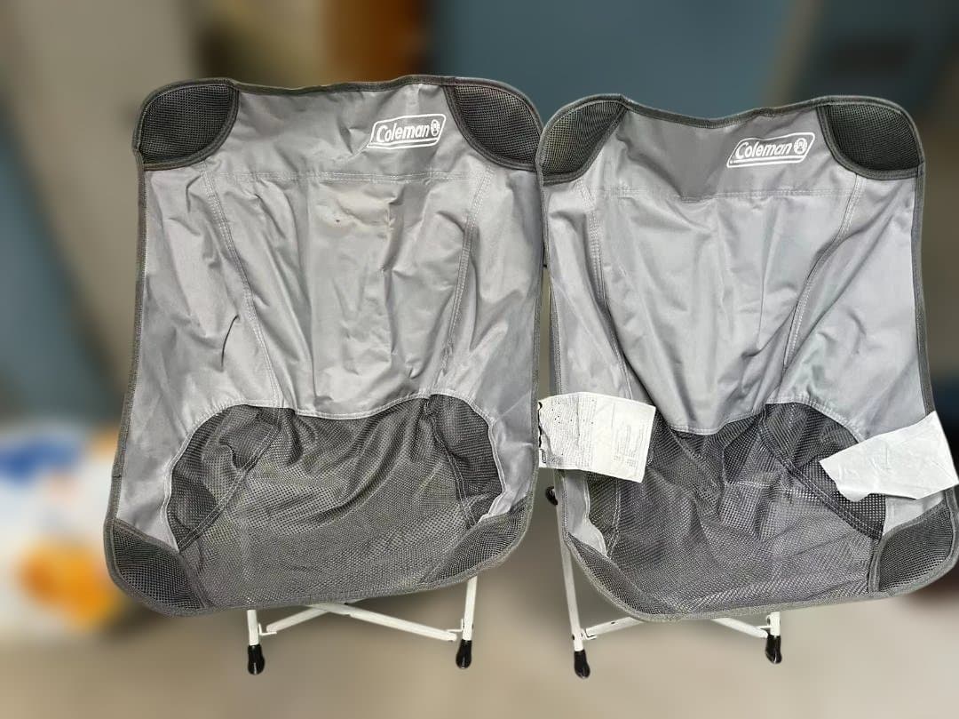 コールマン ヒーリングチェア グレー 2脚セット Coleman キャンプ 椅子