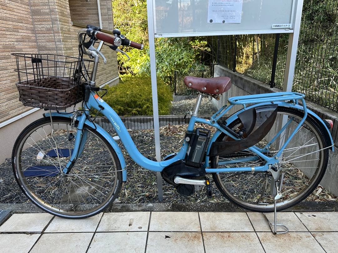 電動自転車　YAMAHA PAS With DX 26インチ　12.3AH