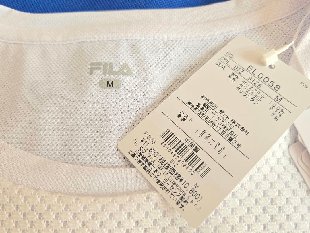 【 FILA】 テニスウェア レディース ゲームシャツ 2025SS　M　完売品