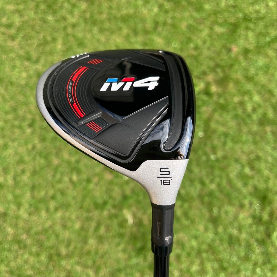 美品★TaylorMade M4 フェアウェイウッド ５番 18度ヘッドカバー付