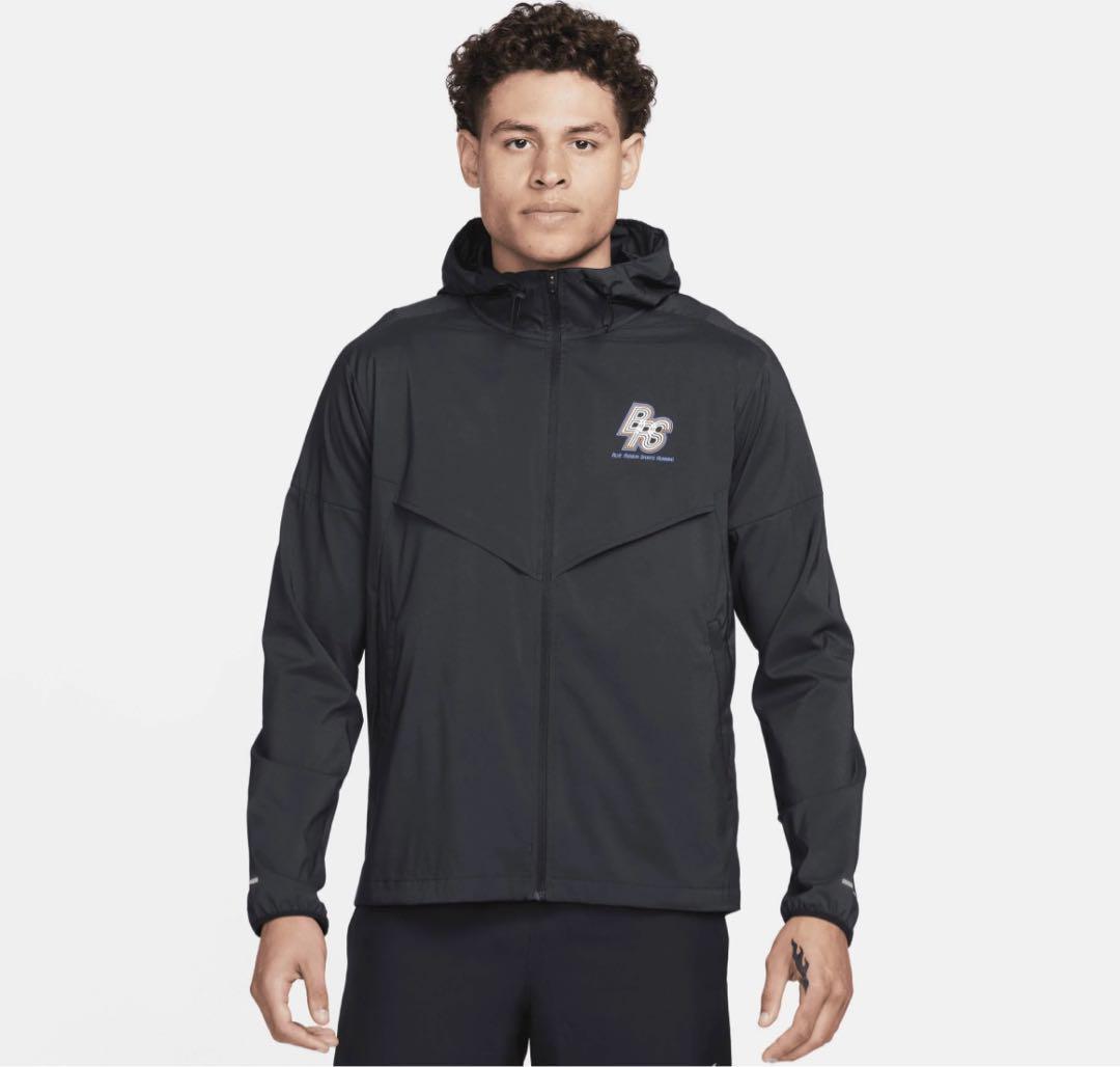 XL 新品 ナイキ ウインドランナー ランニングジャケット ウーブン レペル 黒