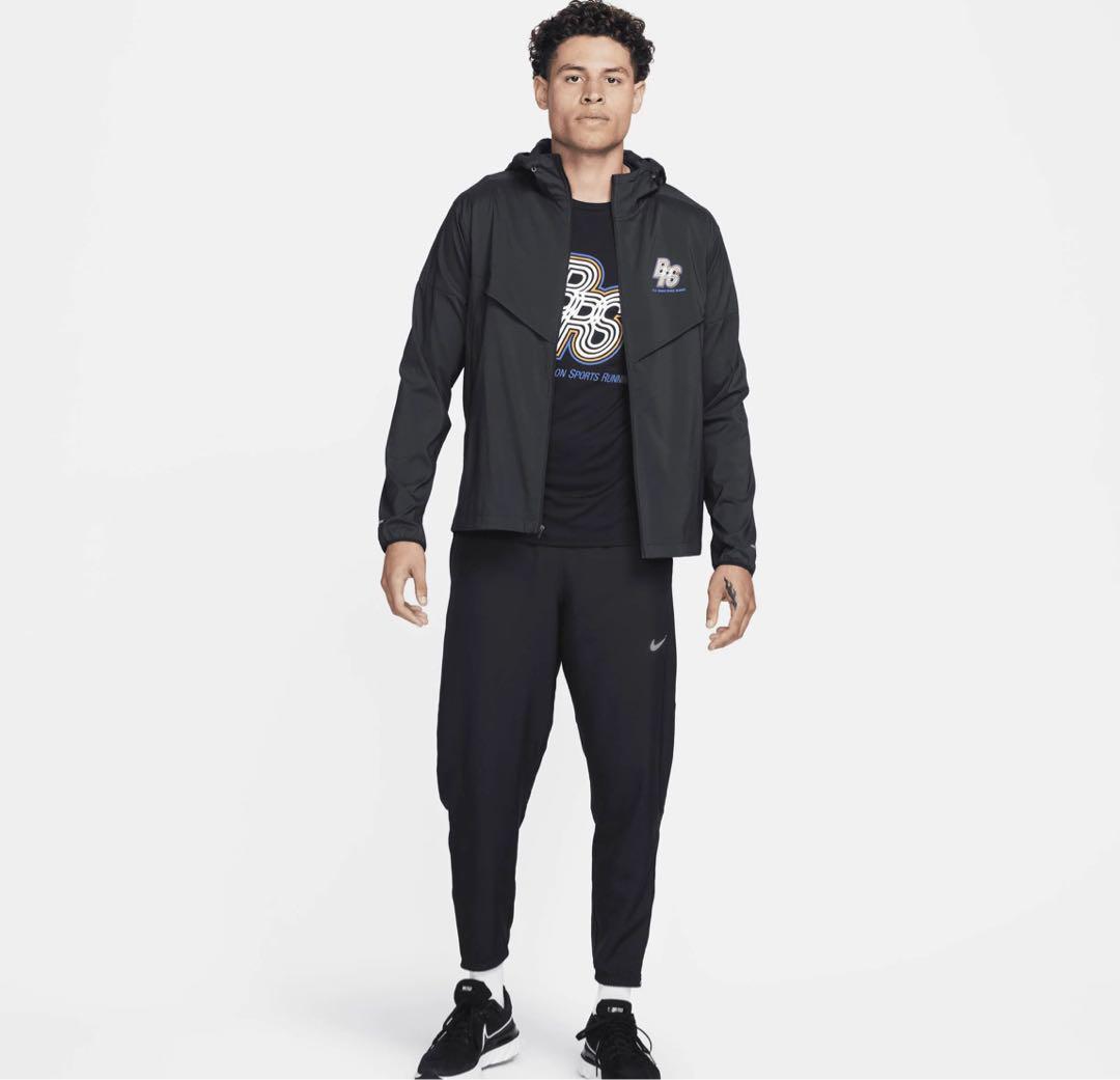 XL 新品 ナイキ ウインドランナー ランニングジャケット ウーブン レペル 黒