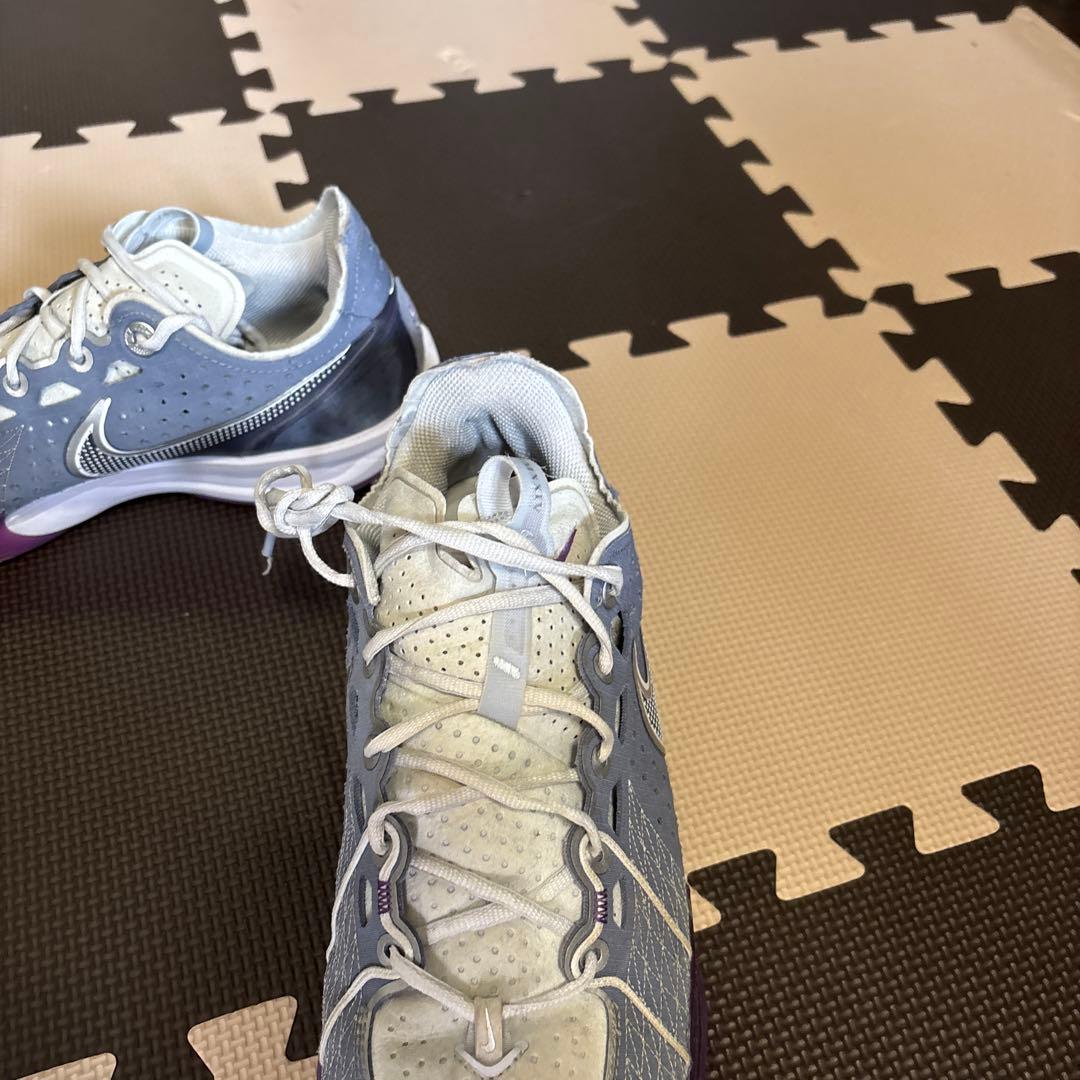 Nike Zoom GTCUT 3バスケットボールシューズ グレー/パープル
