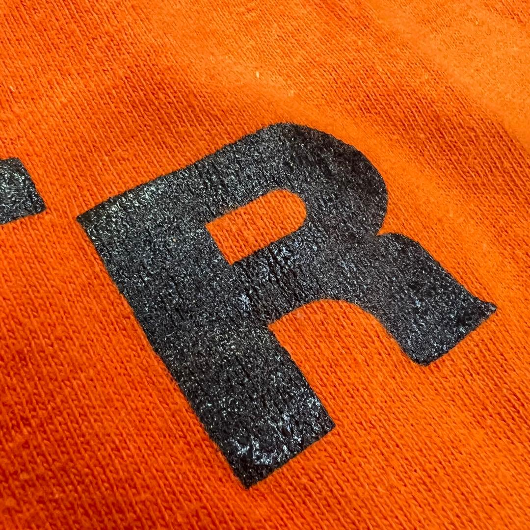70s \"champion\" ミュージックシアター フットボールTシャツLサイズ