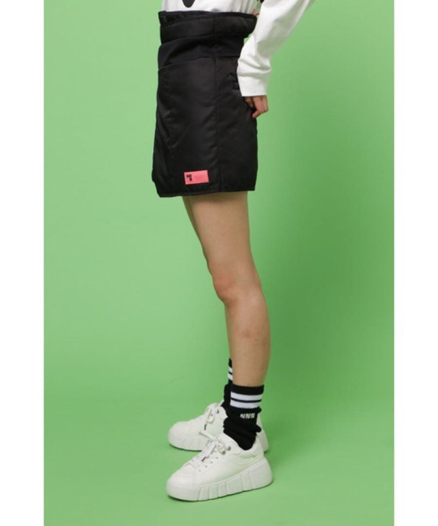 新品　NBB WEEKEND 中綿ラップスカート　ブラック　ゴルフウェア