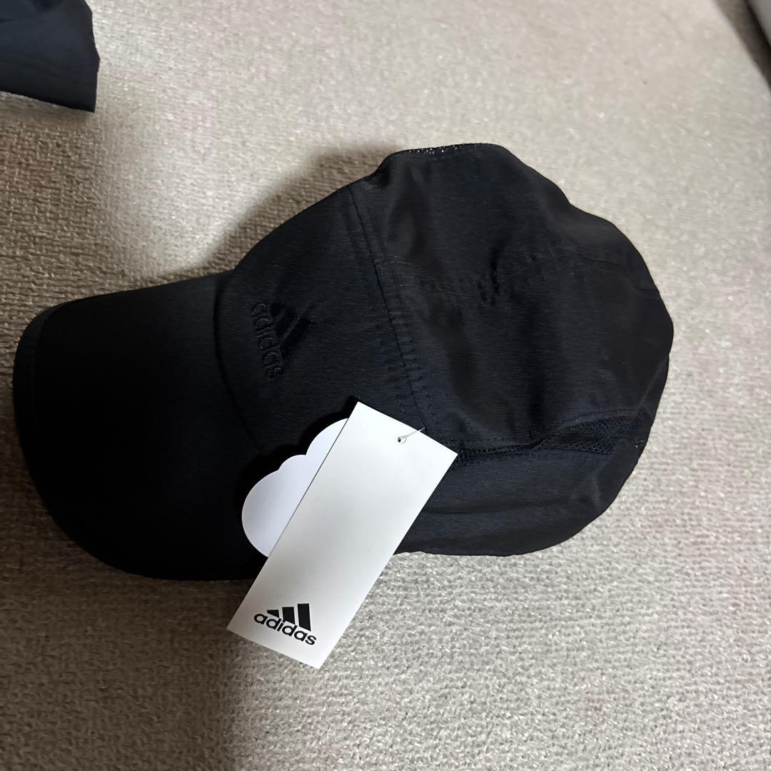 新品アディダス ￼ウィンドブレーカーとパンツ￼ Lサイズ &帽子3点セット
