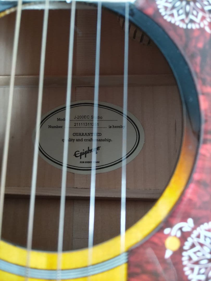 美品 Epiphone J-200EC Studio