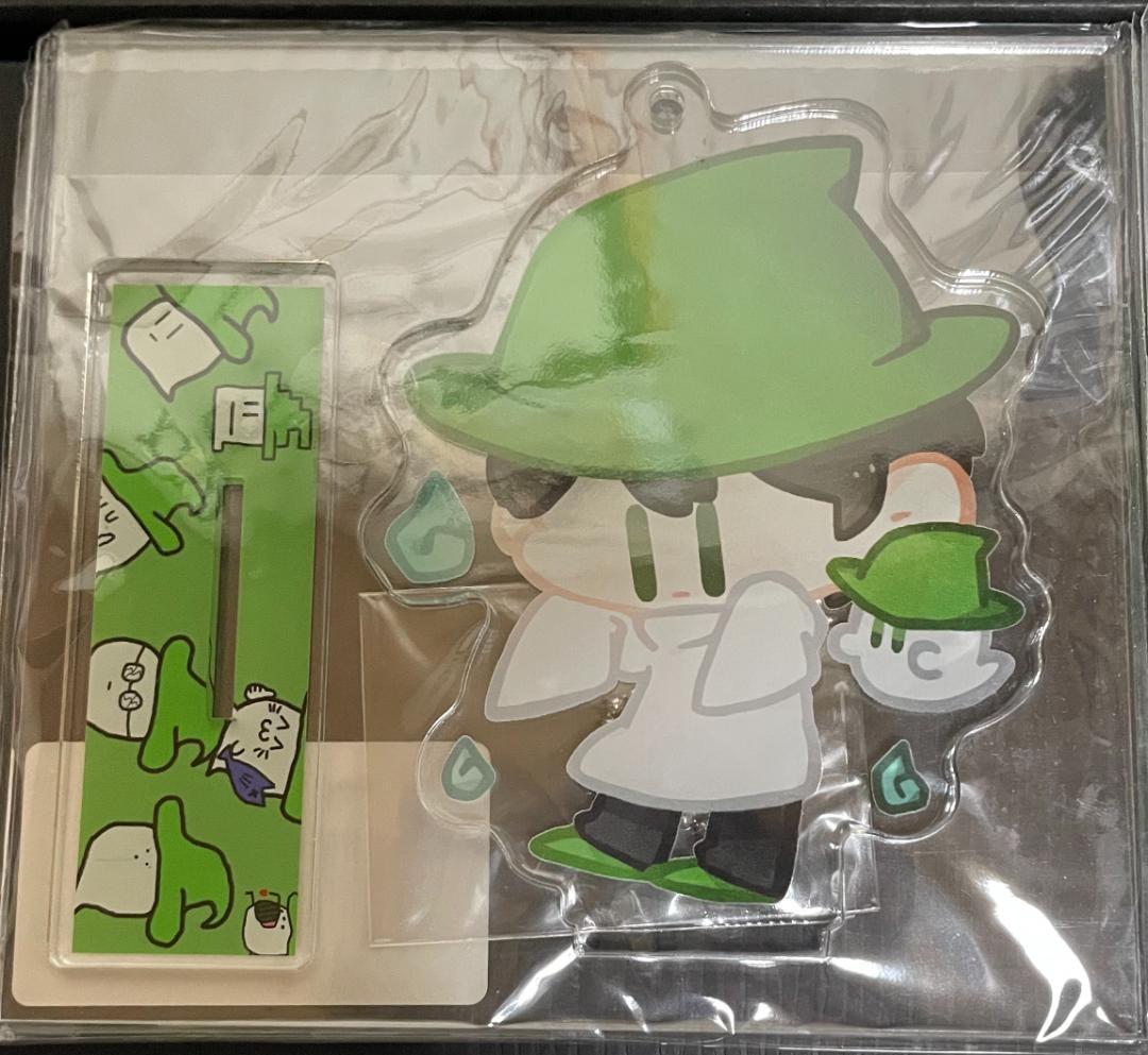 みどりくん 運営 みどりくんのアクスタ全4種、缶バッジセット