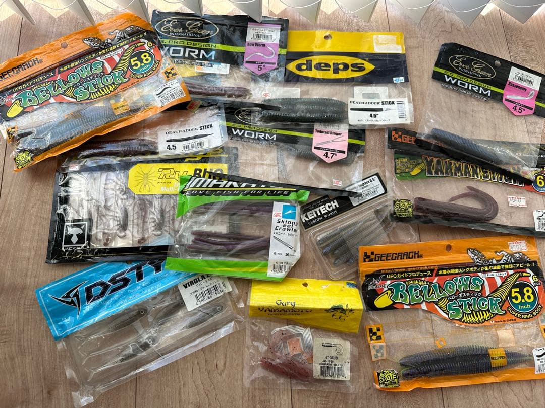 バラ売り不可！バス釣りワームセット