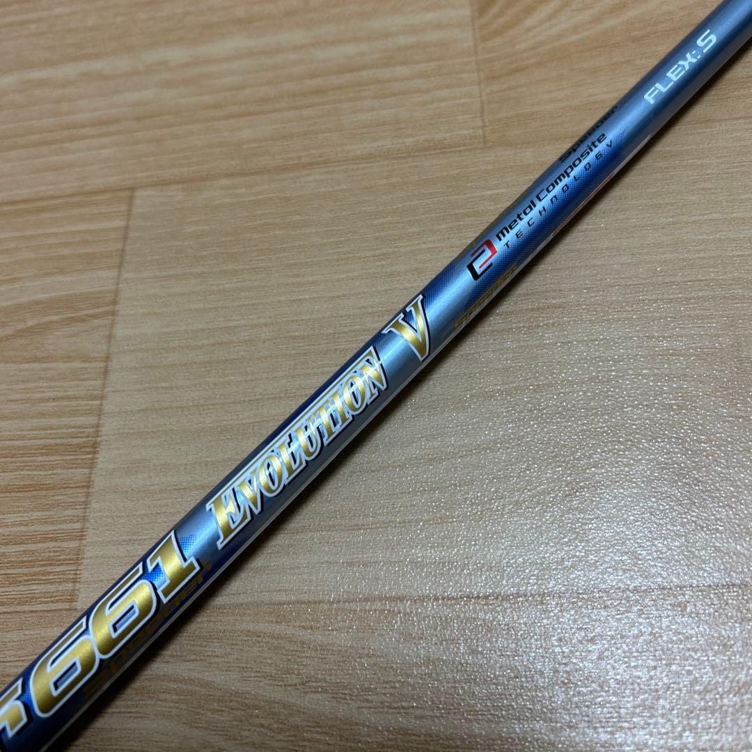 ピン スリーブ付き ウッド5番用シャフト スピーダー661エボリューション5 S