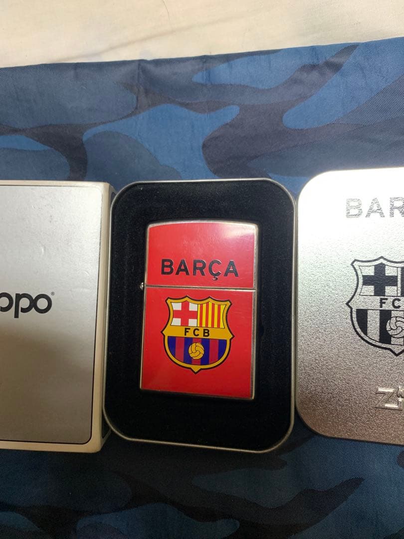 FC Barcelona Zippoライター 2005年製　完全限定版。