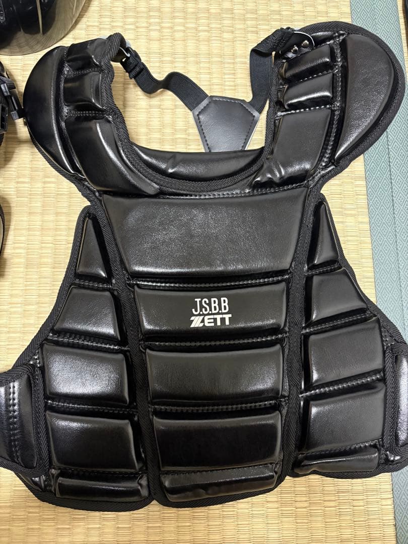 ZETT JSBB キャッチャー防具セット ブラック