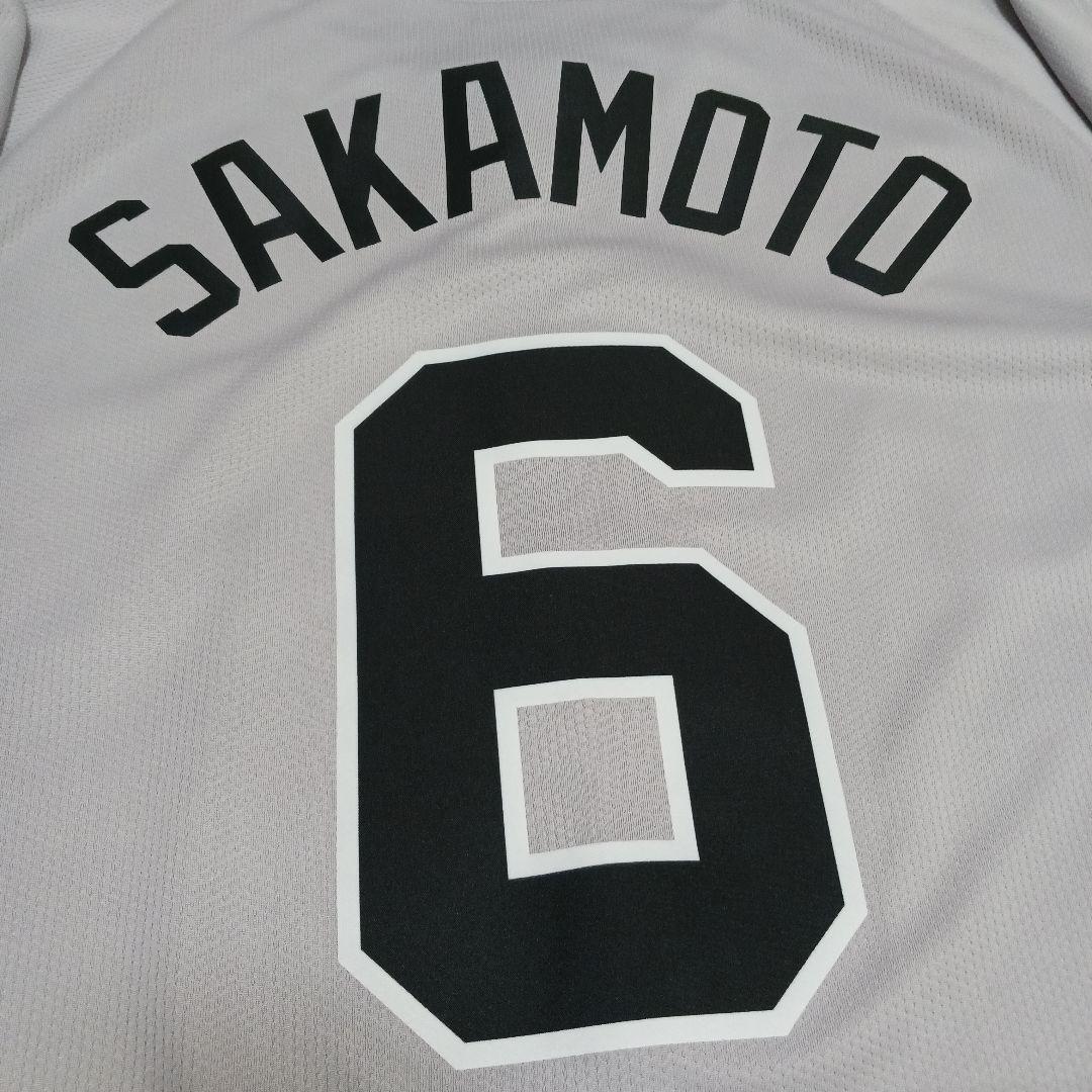【Lサイズ】読売ジャイアンツ 坂本勇人 ビジター ユニフォーム グレー ナイキ