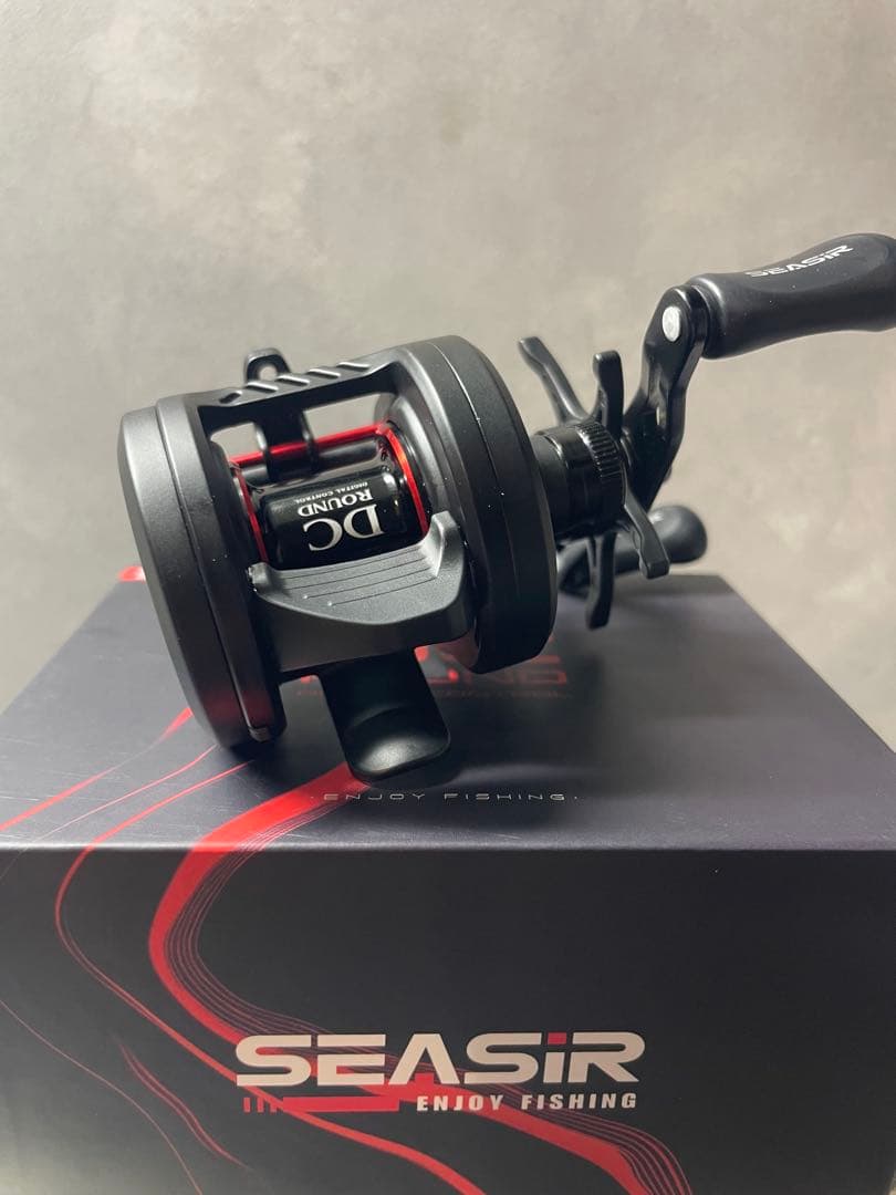 SEASIR DCラウンド 164g 真鍮ギア搭載 海水　右巻　DC搭載