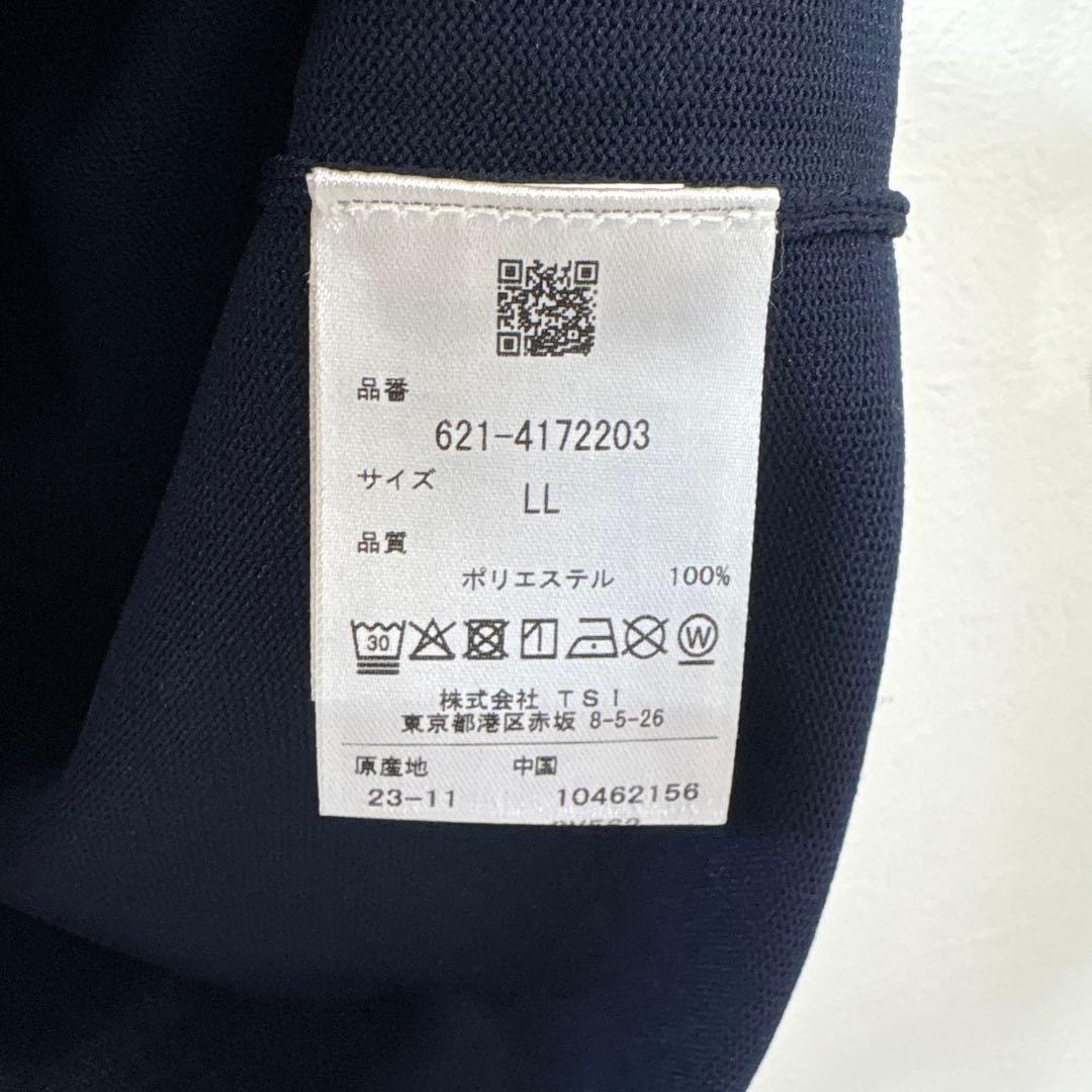 J 美品　大きいサイズ　ピン PING Mr.ジャカード ハイネック　ニット
