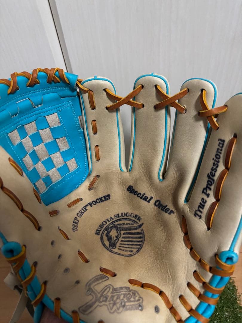 辻モデル　Ｌ５　久保田スラッガー　内野手　バスケットウェブ　オーダーグラブ