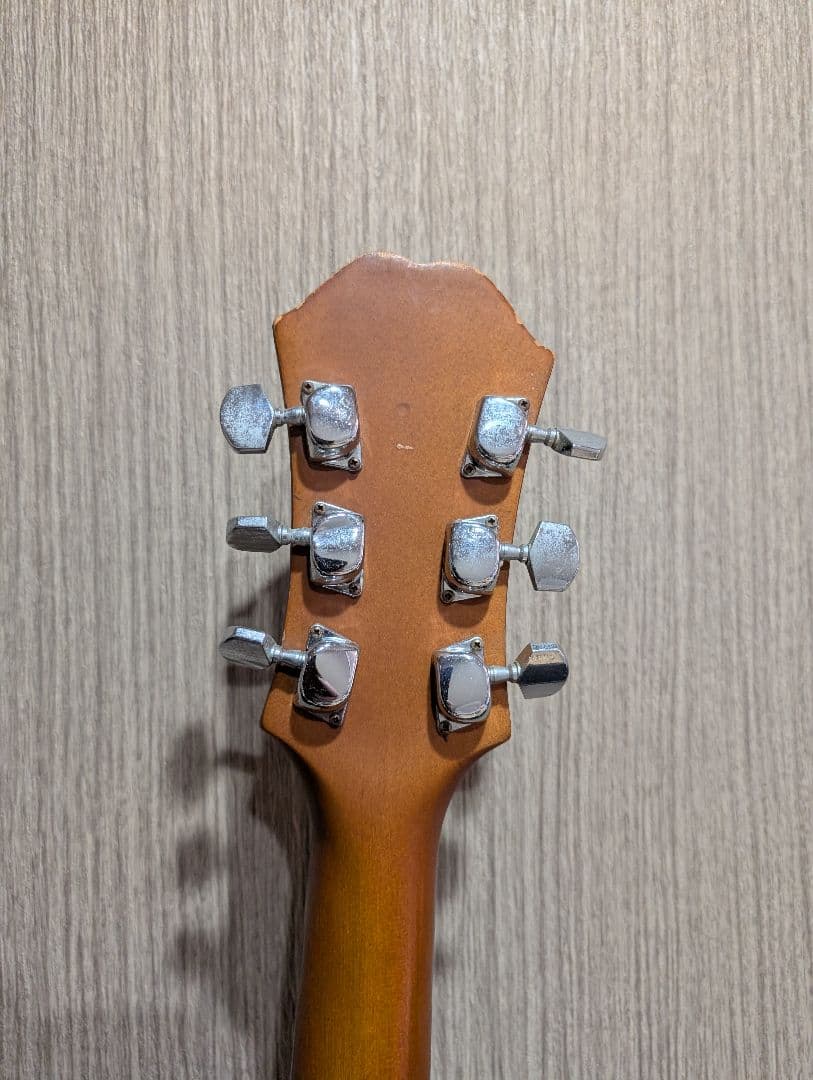 希少/Epi（Epiphone）A-10 改エレアコ　サドル真鍮