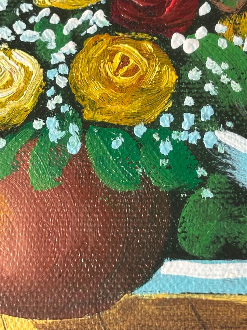 K.Yamada 油絵　絵画　直筆　彩画