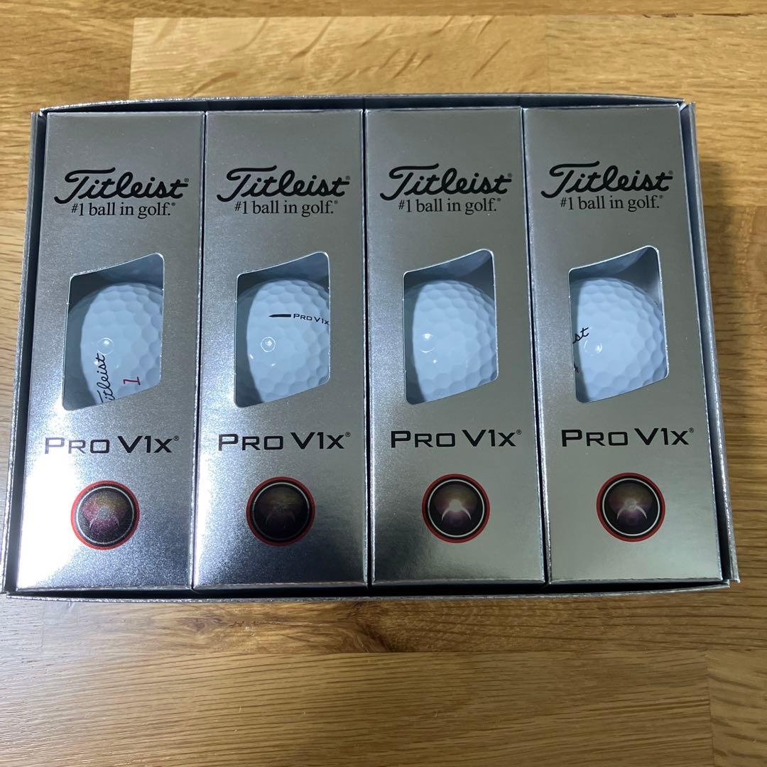 2025年モデルTitleist Pro V1x ゴルフボール 1ダース
