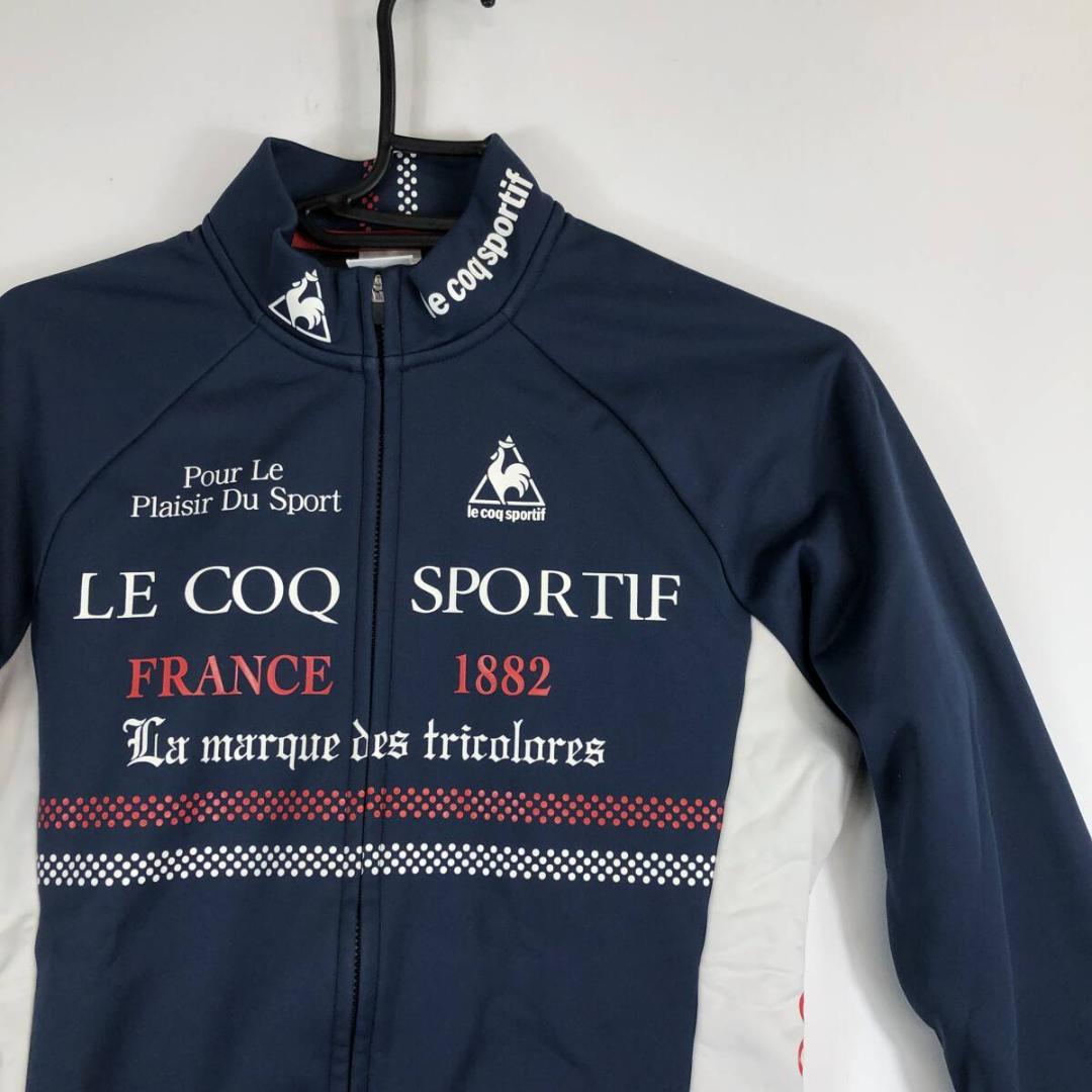 ルコックスポルティフ 裏フリース サイクルジャージ サイクルウェア ネイビー