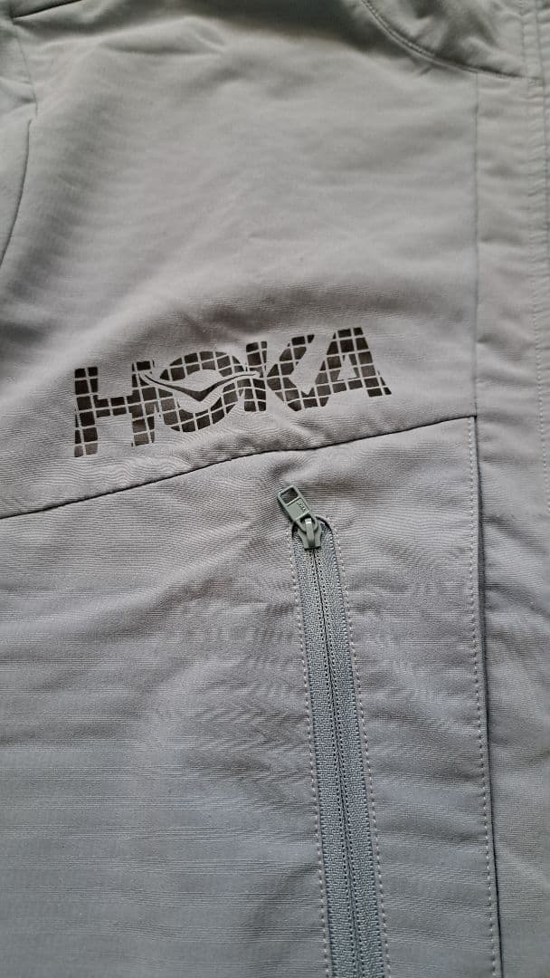 HOKA ライトブルー フルジップジャケット