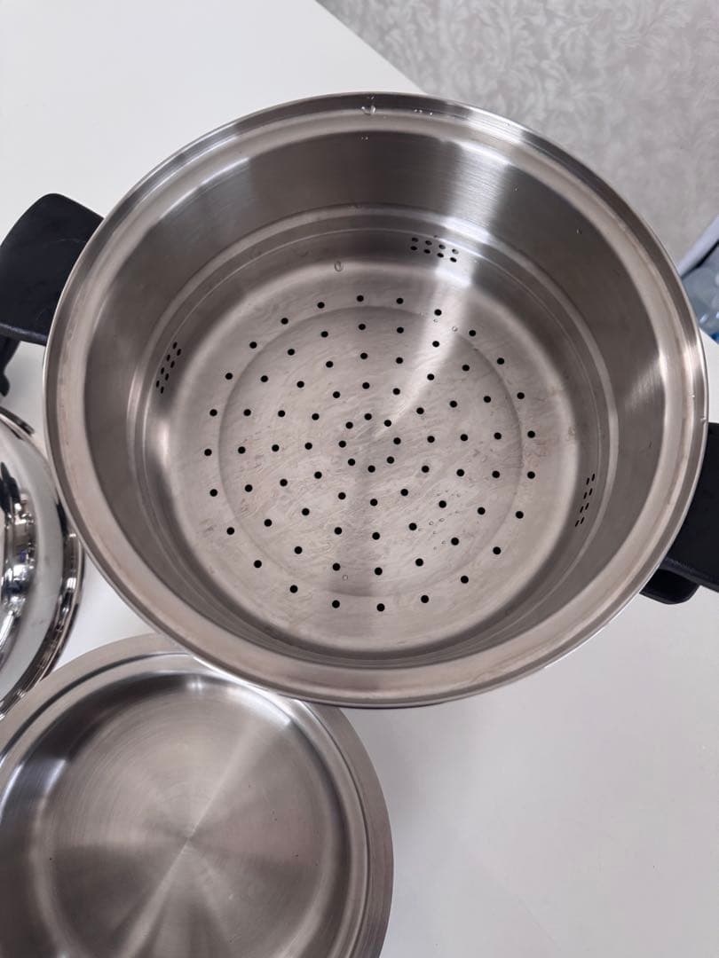 アムウェイクィーン 蒸し器 多層構造