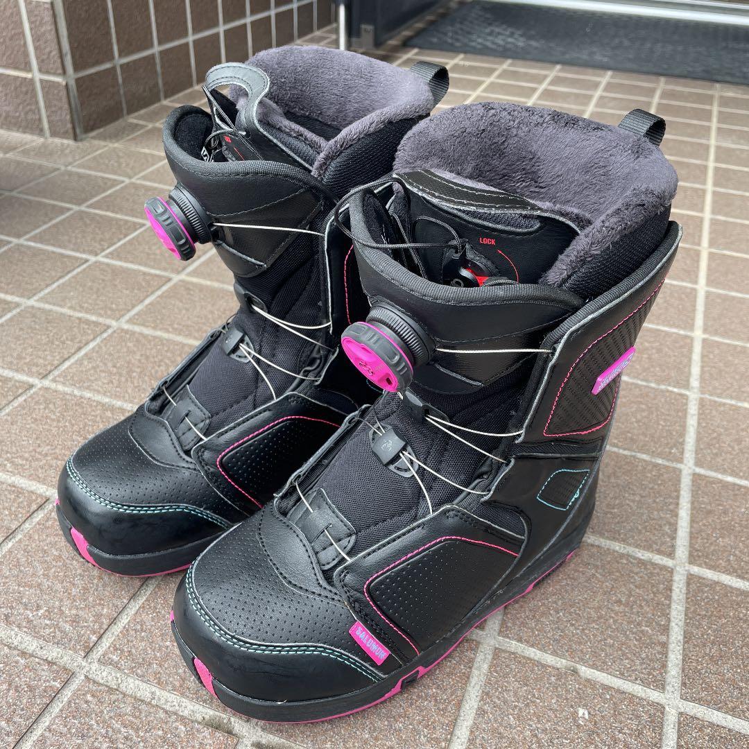 ◆美品・送料込み◆SALOMON サロモンスノーボード ブーツ　23.5cm