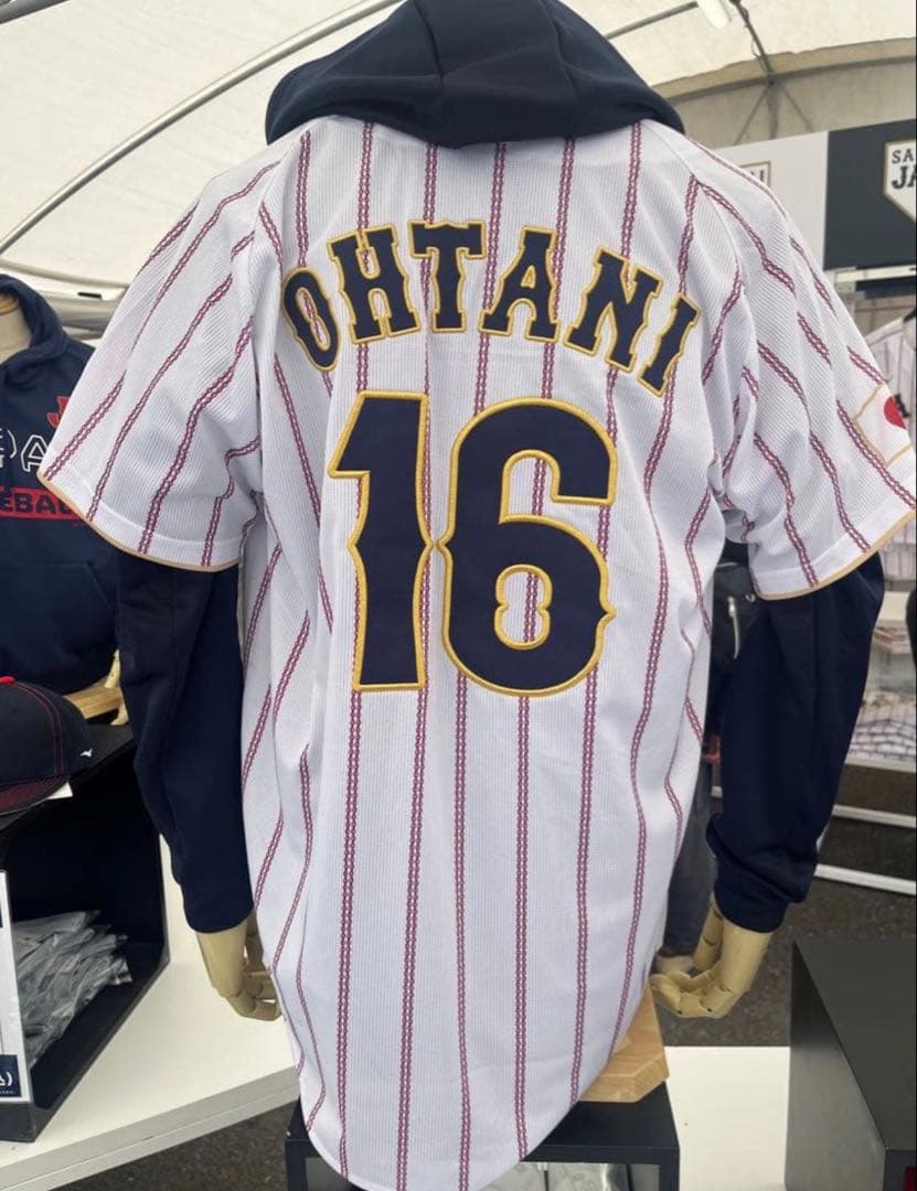 最新デザイン　WBC2026 大谷翔平　レプリカユニホーム　ホーム　Lサイズ