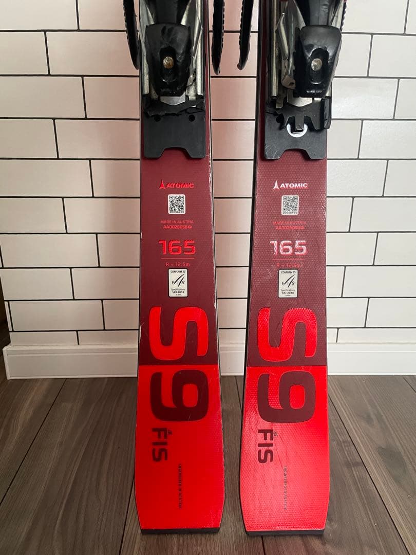 ATOMIC S9 FIS スキー板 165cm レッド