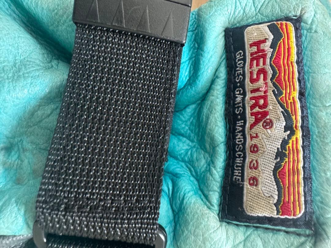 Hestra グローブ ターコイズ/グレー9 廃盤貴重