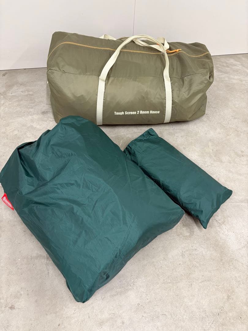 コールマン タフスクリーン2ルームハウス オリーブサンド マットシート　 美品