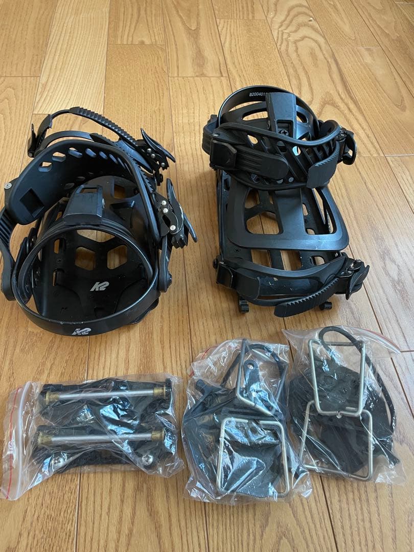 K2 スノーボード ビンディング ブラック Farout M 中古