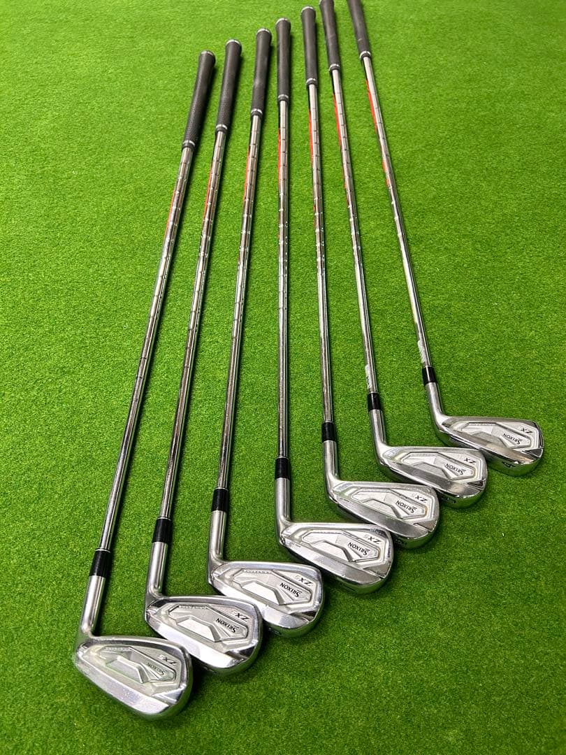 SRIXON ZX5 MKII 4〜P 7本セット　 キャディバック付き
