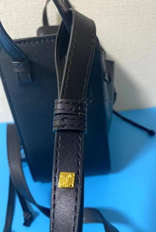 美品 LOEWE ロエベ ミニフラメンコ クロスボディ ブラックji