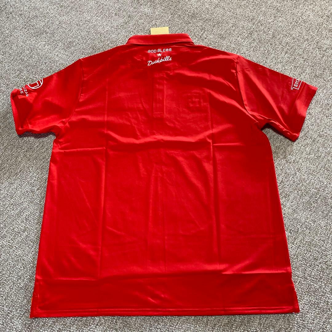 rough & swell レッドポロシャツ XL