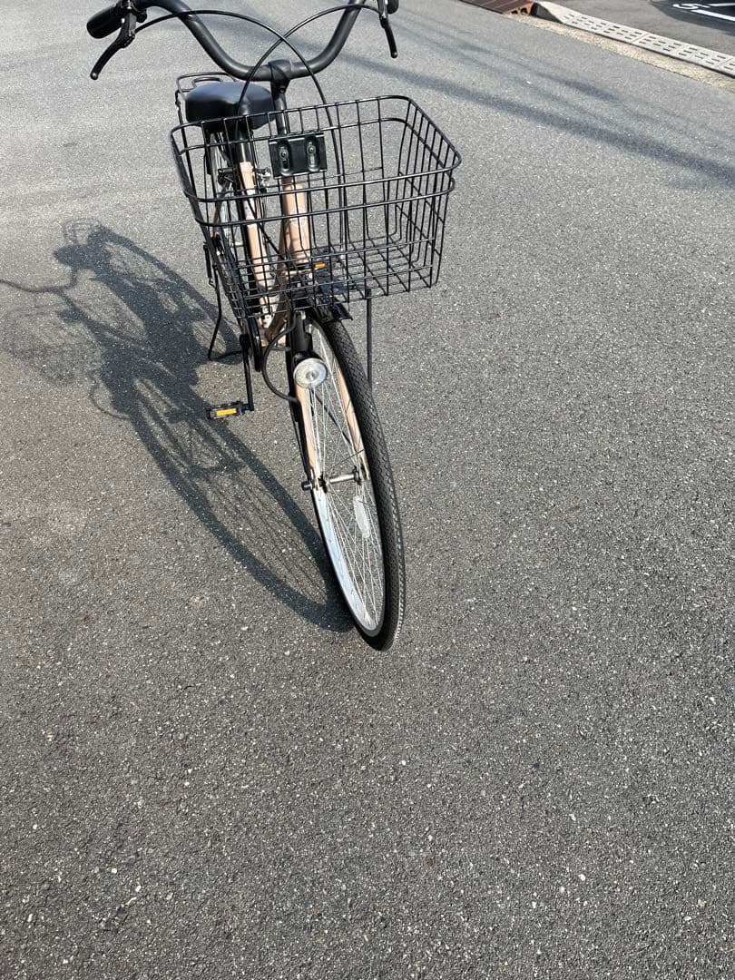 【神奈川県　川崎区　引き取り】ママチャリ 26インチ自転車 カゴ/鍵/ライト付