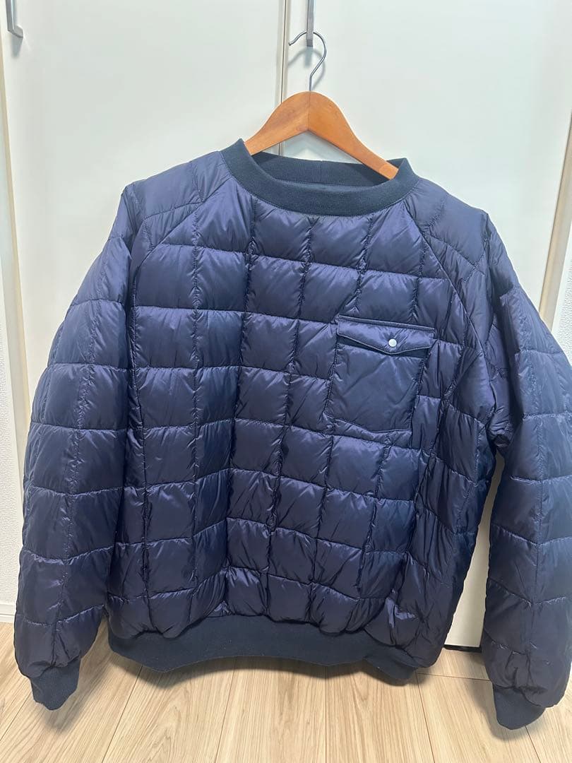 〈値下〉TAION×PENNEY'S ダウンリバーシブルゴルフジャケットネイビー